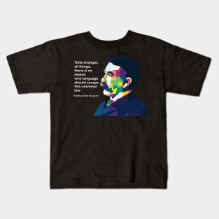 Ferdinand de Saussure Kids T-Shirt